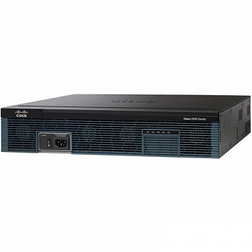 CISCO 2921-V маршрутизатор с функцией голосового VoIP шлюза. 3 x GE RJ-45, 1 x SFP, SPVDM3-16, UC