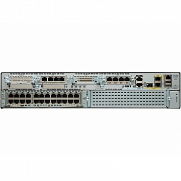 CISCO 2921-SEC VPN маршрутизатор модульный 3 x GE RJ-45, 1 x SFP, 4 x EHWIC, 1 x SM. SEC-NPE